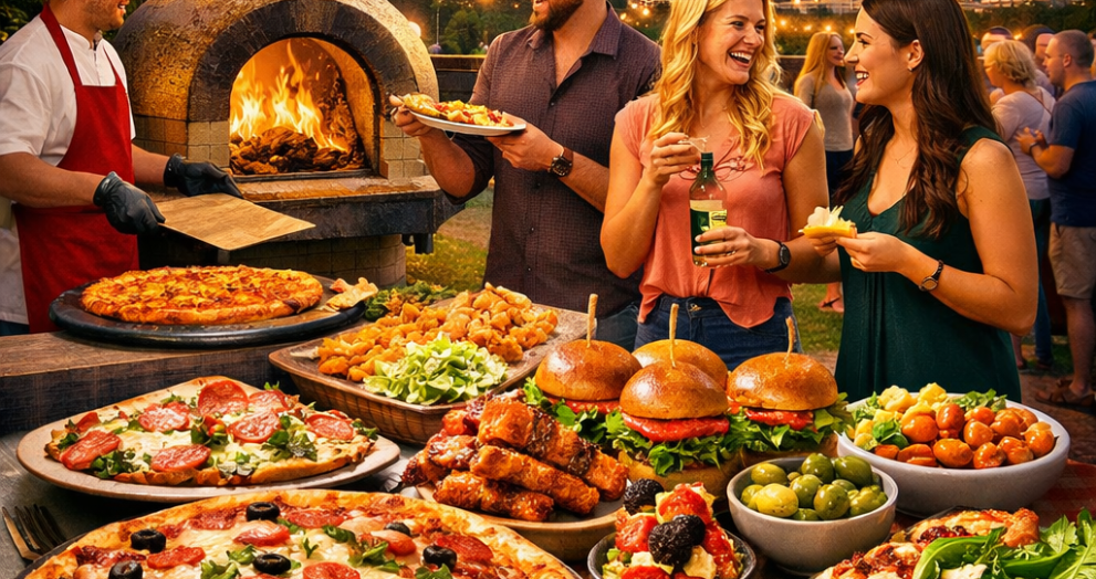 Pizza party catering in Perth