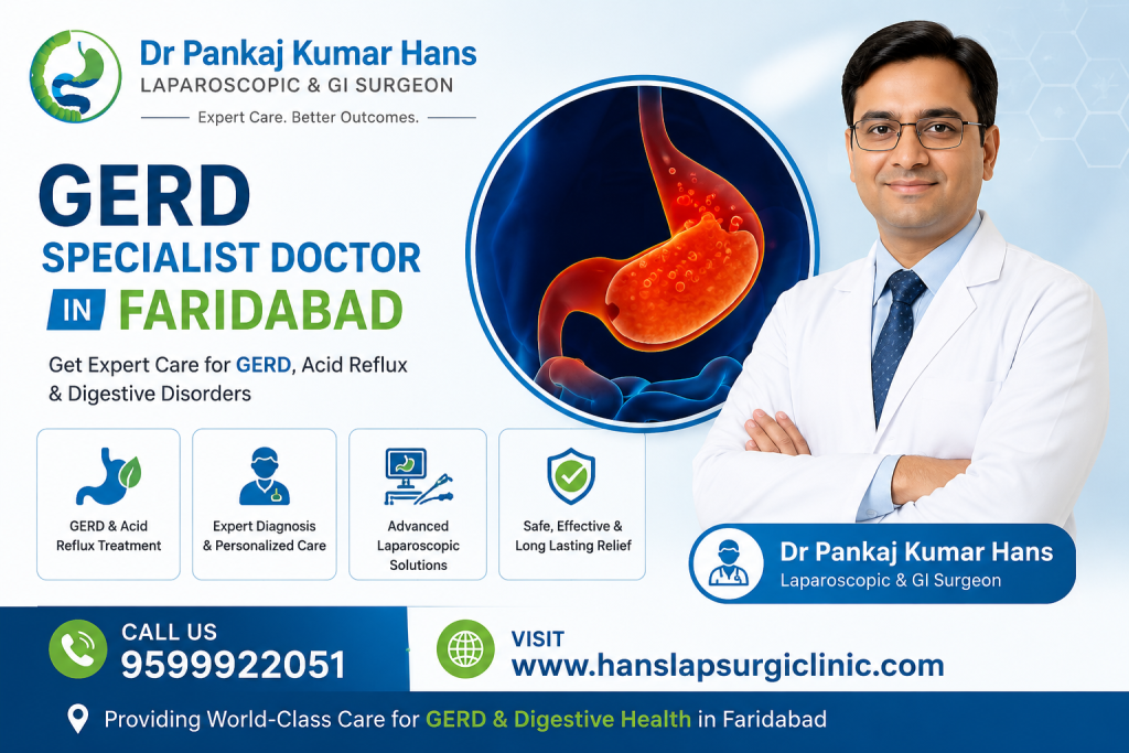 GERD Specialist Doctor in Faridabad