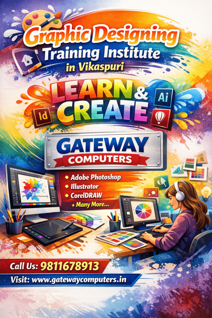 Graphic Designing Training Institute in Vikaspuri
