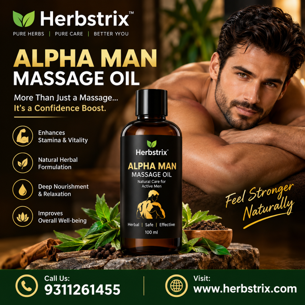 Alpha Man Massage Oil in India