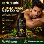 Herbstrix Alpha Man Massage Oil: Your Partner for a Relaxing Massage