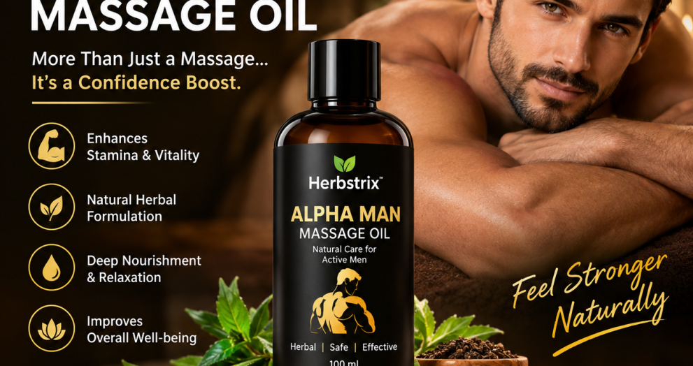 Alpha Man Massage Oil in India