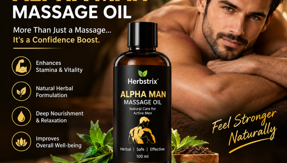 Alpha Man Massage Oil in India