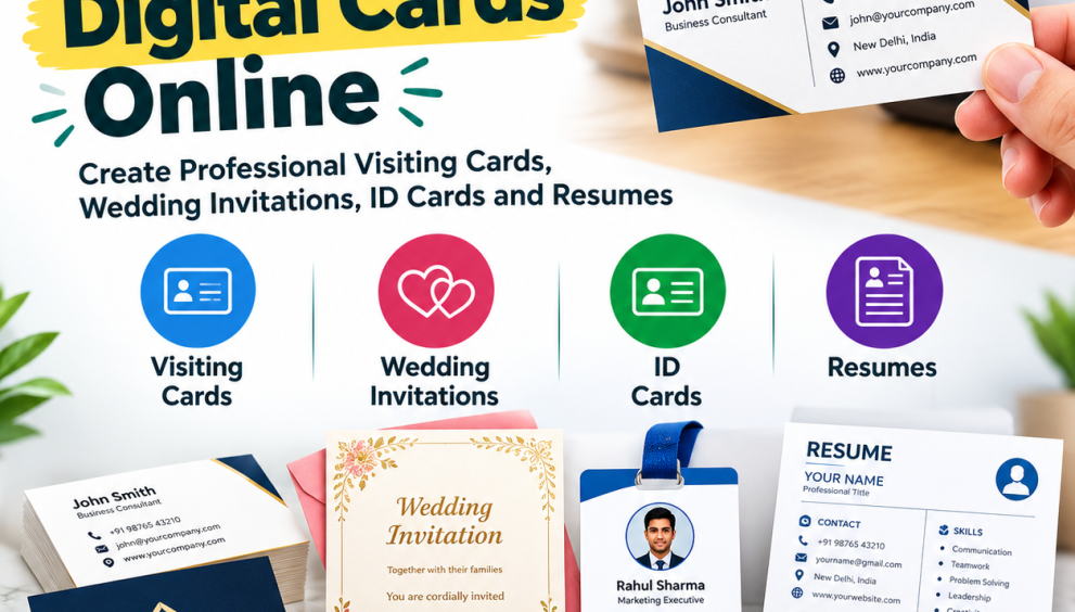 Create Digirtal Cards Online