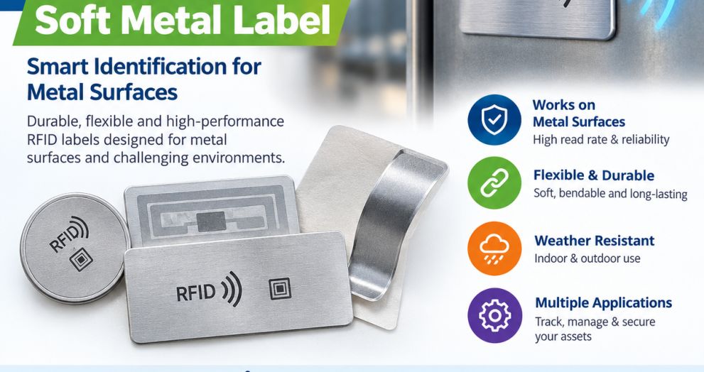 RFID Soft Metal Label