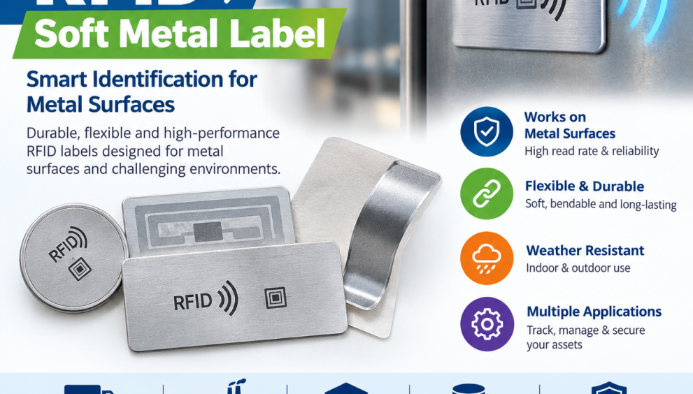 RFID Soft Metal Label